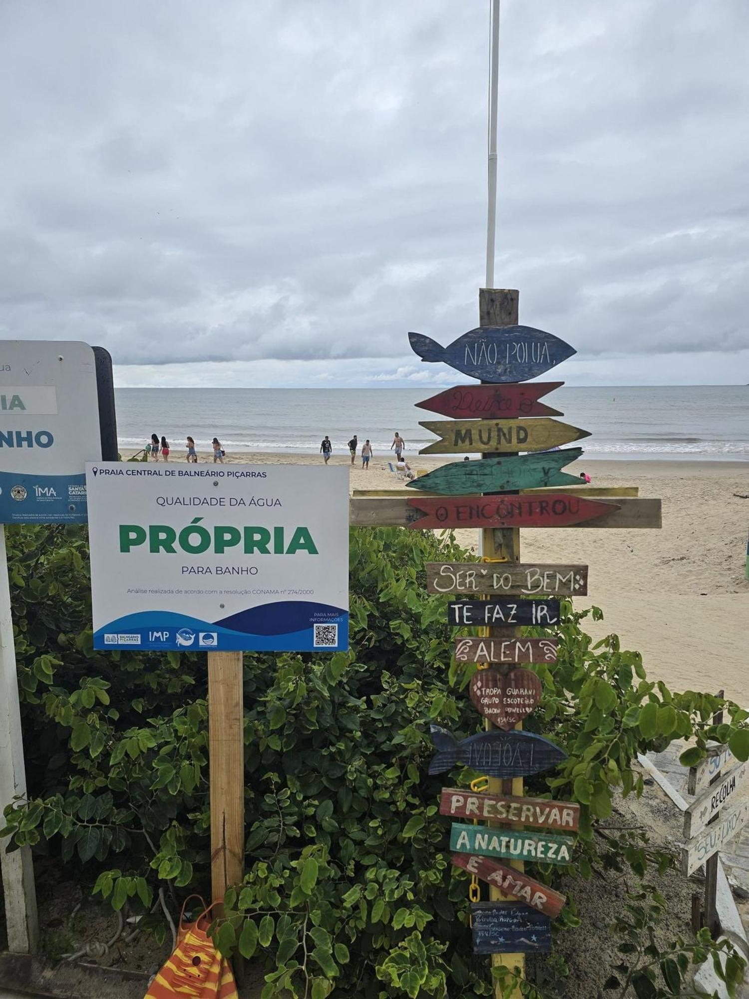 Ap Aloha 501 Vista Mar Da Praia Balneario Piçarras Exteriör bild
